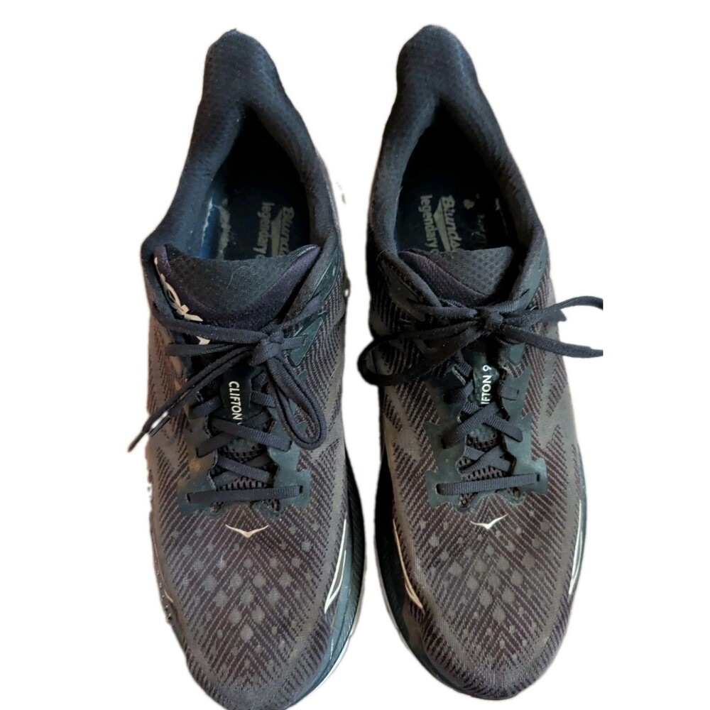 Hoka One One Clifton 9 Men's Running Sz 15 D Triple Black 112789